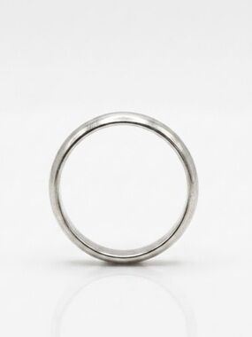 VTG Vargas Mfg Sterling Silver Wedding Band Ring Size 9.5 XRF Verified